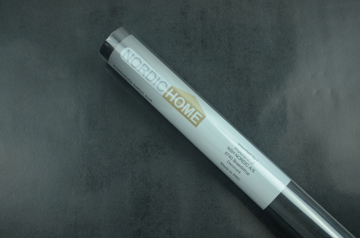 Dekorfolie selvklebende svart betong - 65 x 200 cm